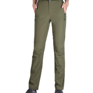 FREE SOLDIER Pantalones de senderismo para mujer, de secado rápido, ligeros, elásticos, UPF 50+ resistentes al agua