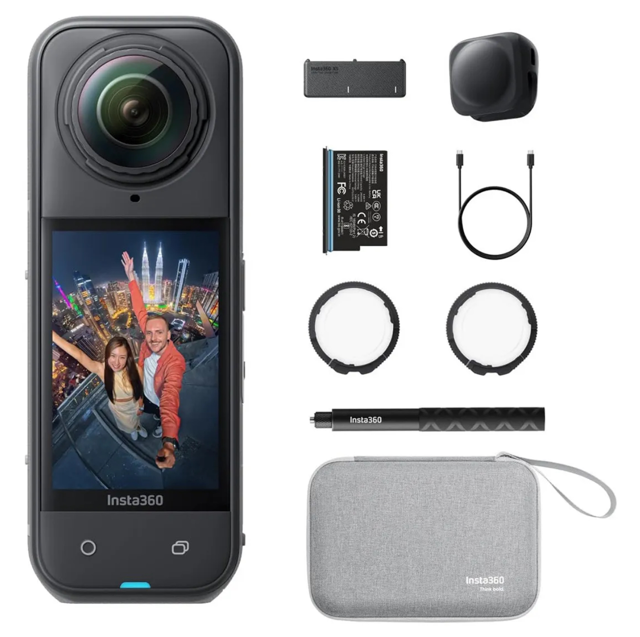 Insta360 X5 Essentials Bundle | Cámara de acción 360° para divulgación y naturaleza