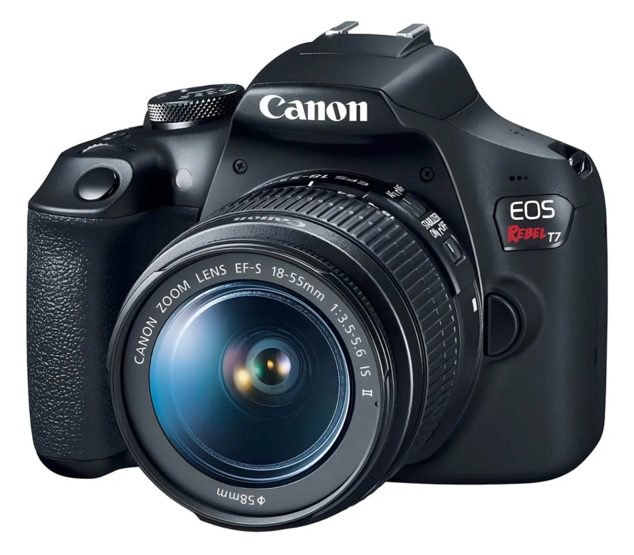 Canon EOS Rebel T7 18–55mm III — Cámara DSLR versátil para iniciarse en fotografía de naturaleza