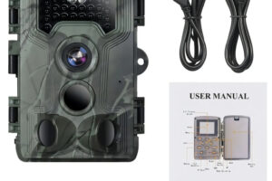 Cámara trampa nocturna 36 MP 120° | Monitoreo de fauna y campo