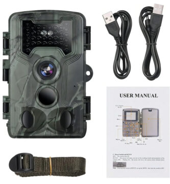 Cámara trampa nocturna 36 MP 120° | Monitoreo de fauna y campo